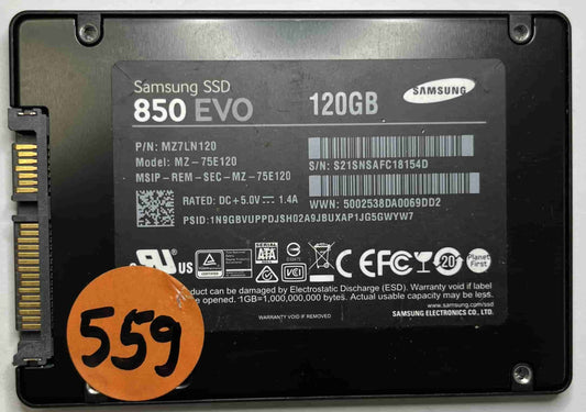 SAMSUNG MZ75E120 MZ7LN120 (559) SSD for Sale