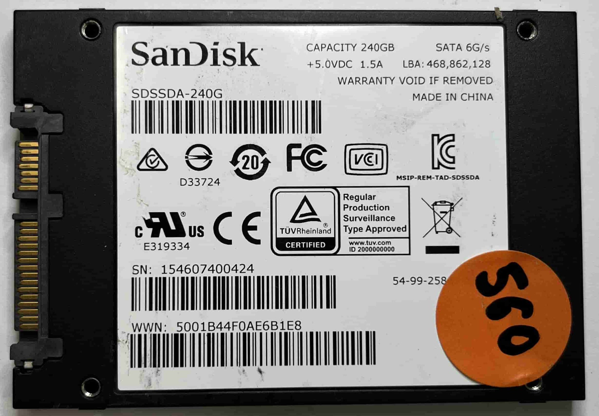 SANDISK SDSSDA240G (560) SSD for Sale