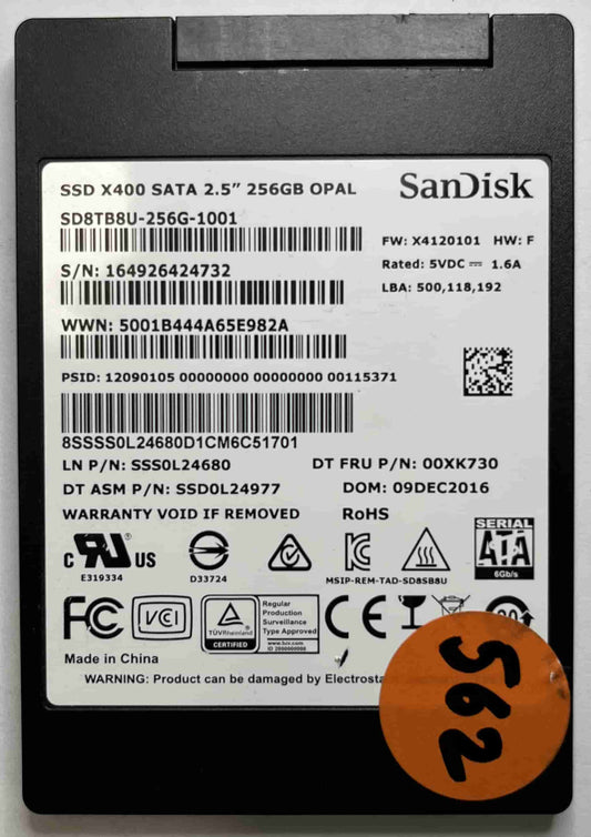 SANDISK SD8TB8U256G1001 (562) SSD for Sale