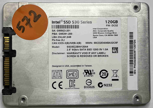 INTEL SSDSC2BW120A4 (572) SSD for Sale