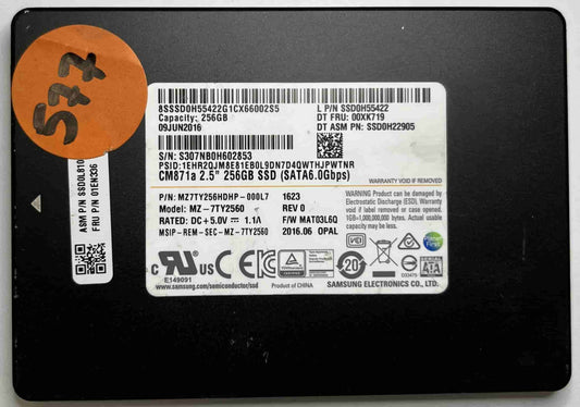 SAMSUNG MZ-7TY2560 MZ7TY2560 (577) SSD for Sale