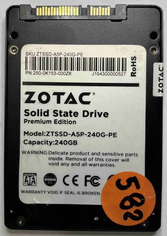 ZOTAC ZTSSD-A5P-240G-PE 250-0K153-000Z8 (582) SSD for Sale