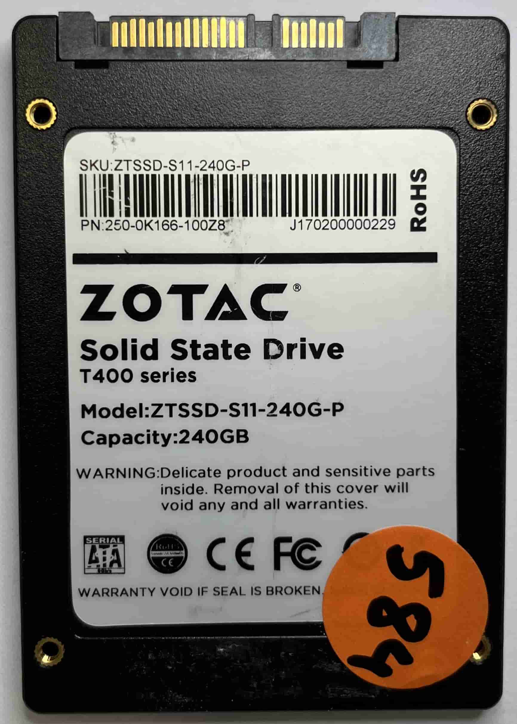 ZOTAC ZTSSD-S11-240G-P 250-0K166-100Z8 (584) SSD for Sale