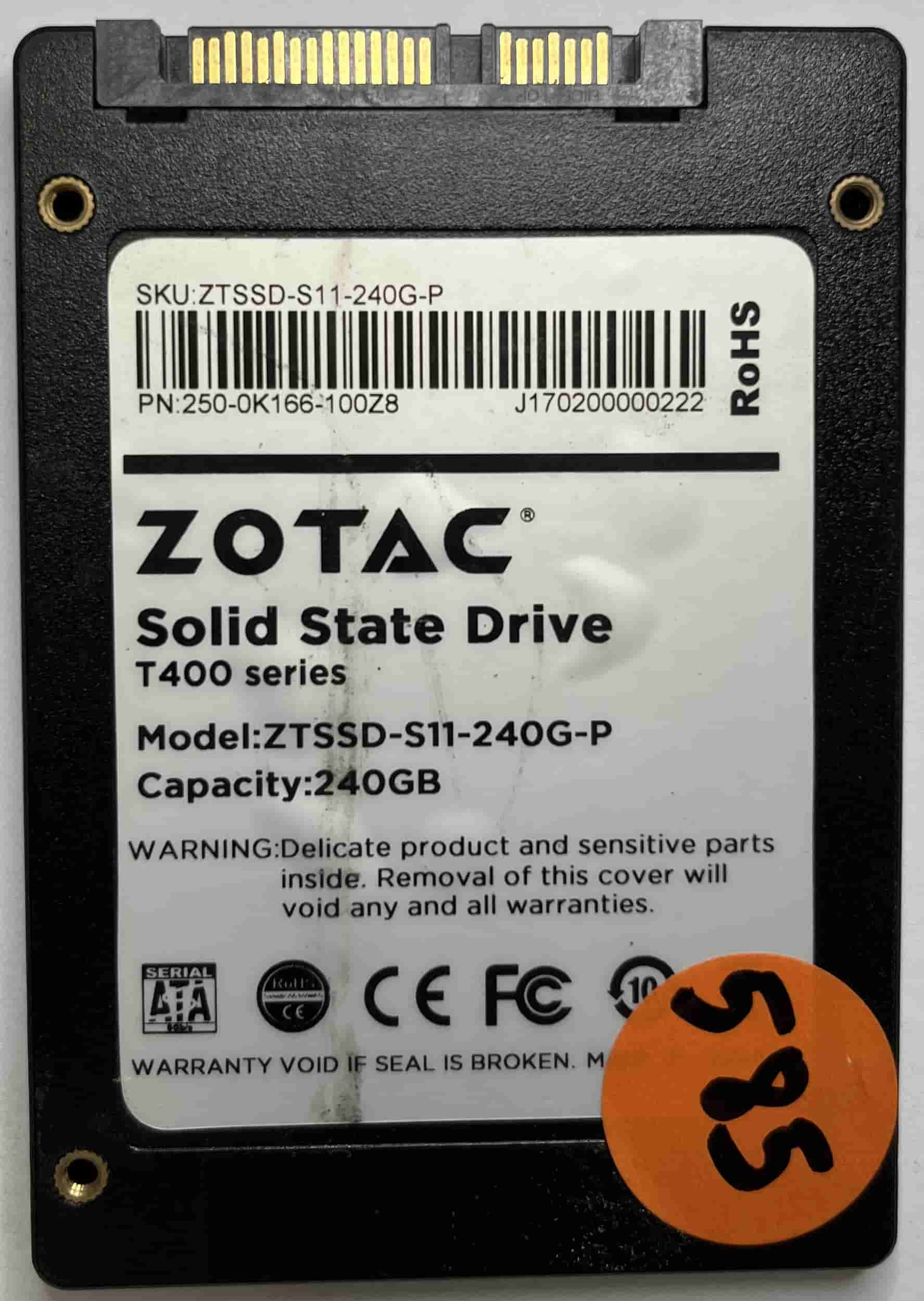 ZOTAC ZTSSD-S11-240G-P 250-0K166-100Z8 (585) SSD for Sale