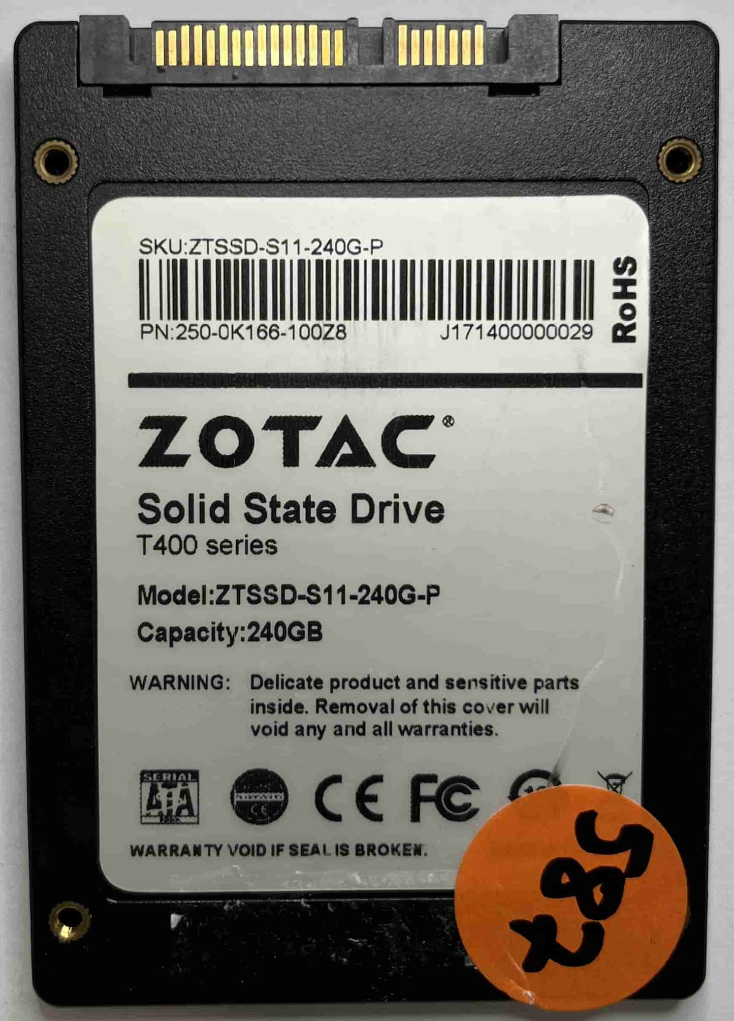 ZOTAC ZTSSD-S11-240G-P 250-0K166-100Z8 (587) SSD for Sale