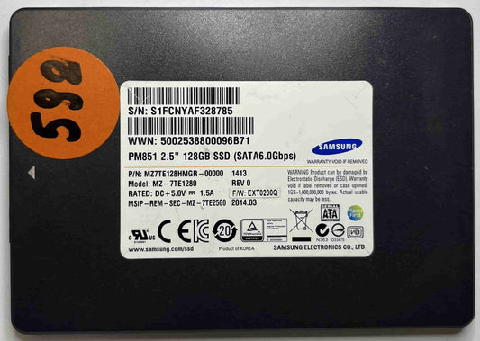 SAMSUNG MZ7TE1280 MZ7TE128HMGR-00000 (592) SSD for Sale