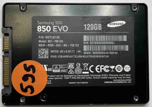 SAMSUNG MZ75E120 MZ7LN120 (595) SSD for Sale