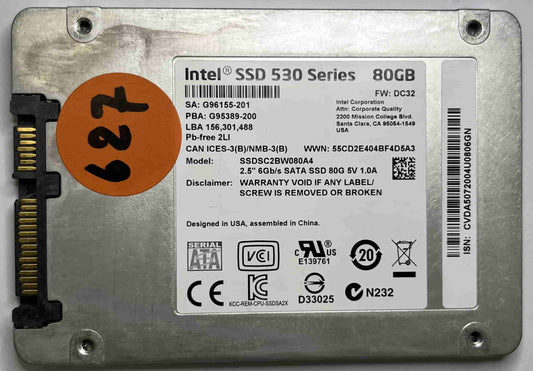 INTEL SSDSC2BW080A4 (627) SSD for Sale