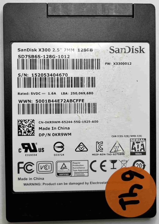 SANDISK SD7SB6S-128G-1012 (641) SSD for Sale