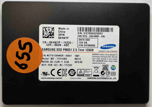 SAMSUNG MZ-7TE128D MZ7TE128HMGR-000D1 (655) SSD for Sale