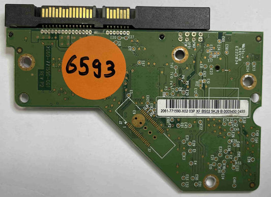 Western Digital WD1600AAJS-60Z0A0  2060-771590-001 REV P2  PCB for Sale