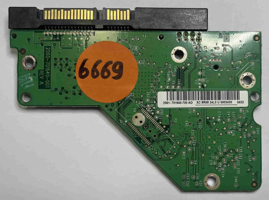 Western Digital WD10EADS-00M2B0  2060-701640-001 REV A  PCB for Sale