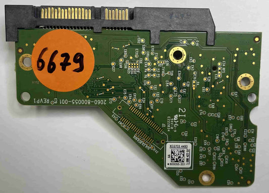 Western Digital WD30EZRZ-00GXCB0 2060-800055-001 REV P1  PCB for Sale