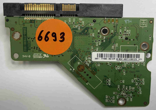 Western Digital WD20EARS-00MVWB0  2060-771698-002 REV P1  PCB for Sale