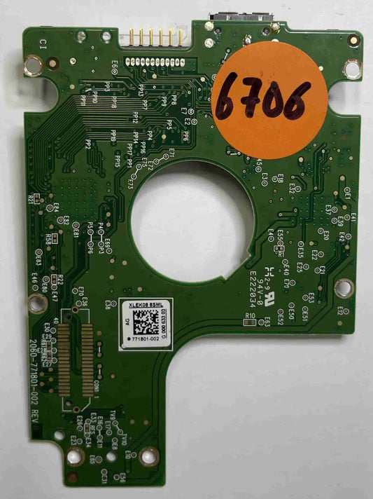 Western Digital WD10JMVW-11S5XS0 2060-771801-002 REV A  PCB for Sale