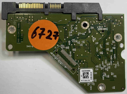 Western Digital WD10EZEX-60ZF5A0 2060-771824-006 REV A 691790-001 PCB for Sale