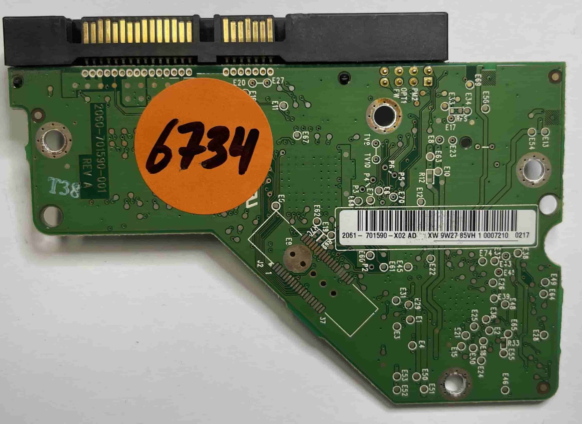 Western Digital WD800AAJS-75M0A0 2060-701590-001 REV A  PCB for Sale