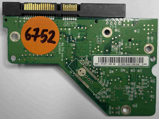 Western Digital WD5000AACS-00ZUB0 2060-701477-002 REV A  PCB for Sale