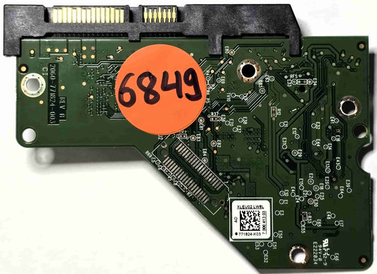 Wd WD30EZRX-00DC0B0 2060-771824-003 REV A  PCB for Sale