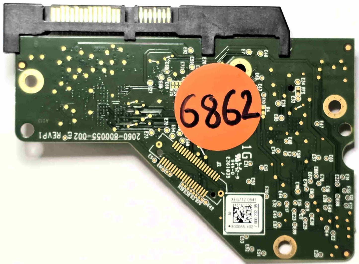 Wd WD40EZRZ-00GXCB0 2060-800055-002 REV P1  PCB for Sale