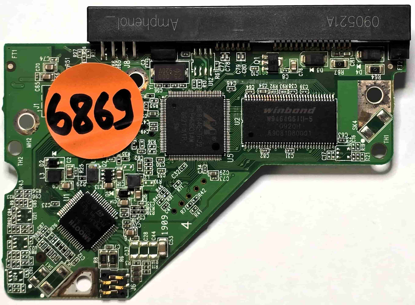 Wd  WD2500AAJS-60M0A0  2060-701590-000 REV A  PCB for Sale
