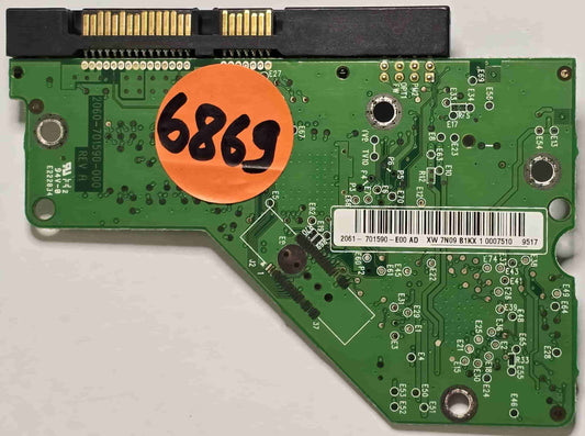 Wd  WD2500AAJS-60M0A0  2060-701590-000 REV A  PCB for Sale