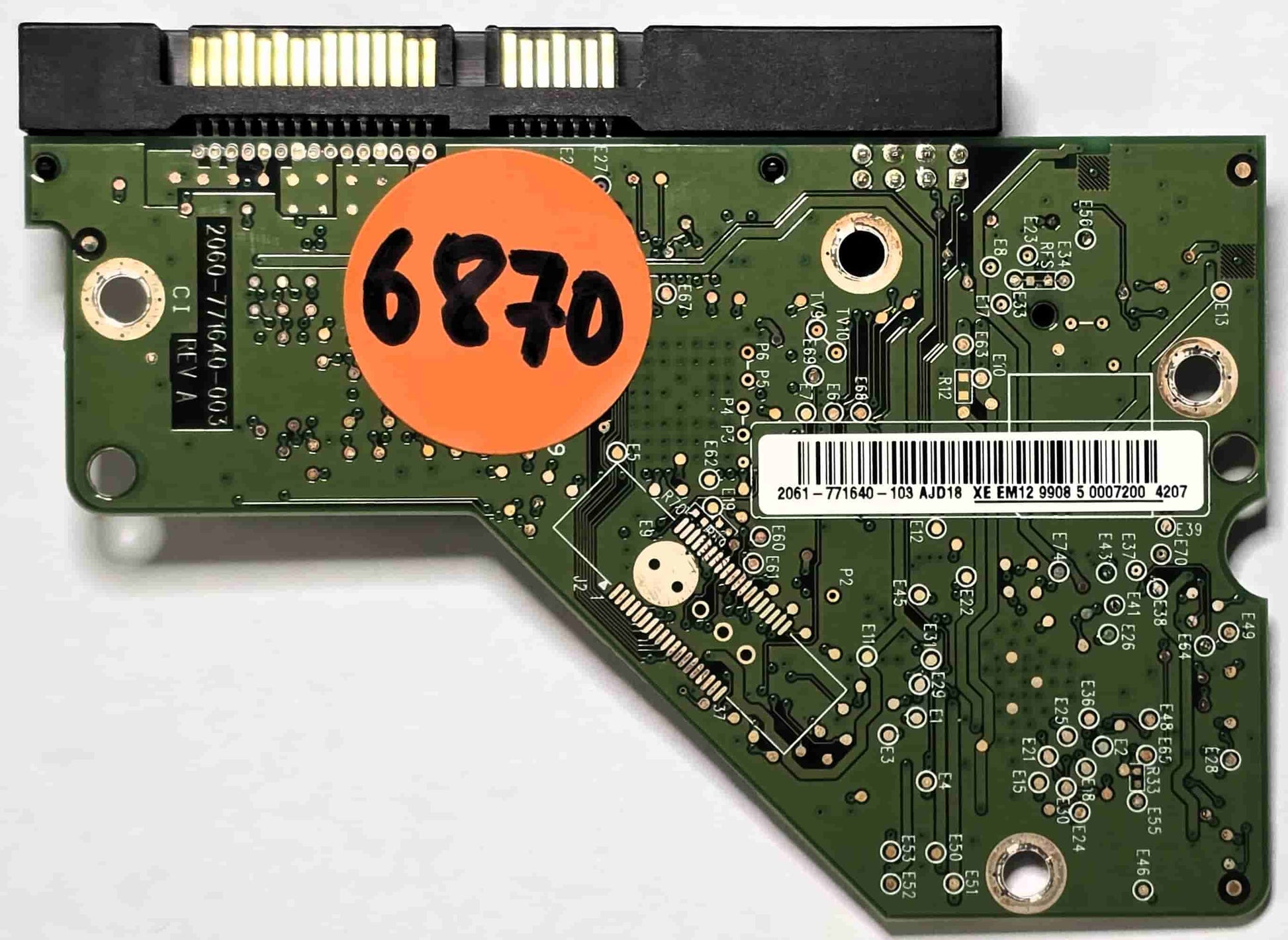 Wd WD2500AAKX-60U6AA0 2060-771640-003 REV A 634603-003 PCB for Sale