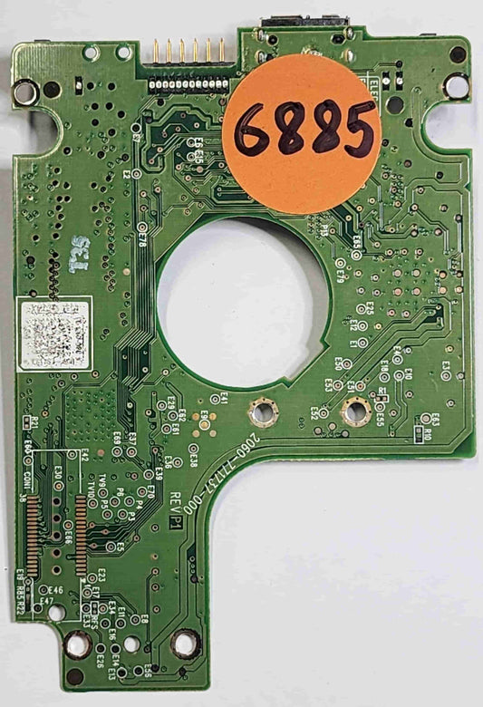 Wd WD10TMVW-11ZSMS1 2060-771737-000 REV P1  PCB for Sale