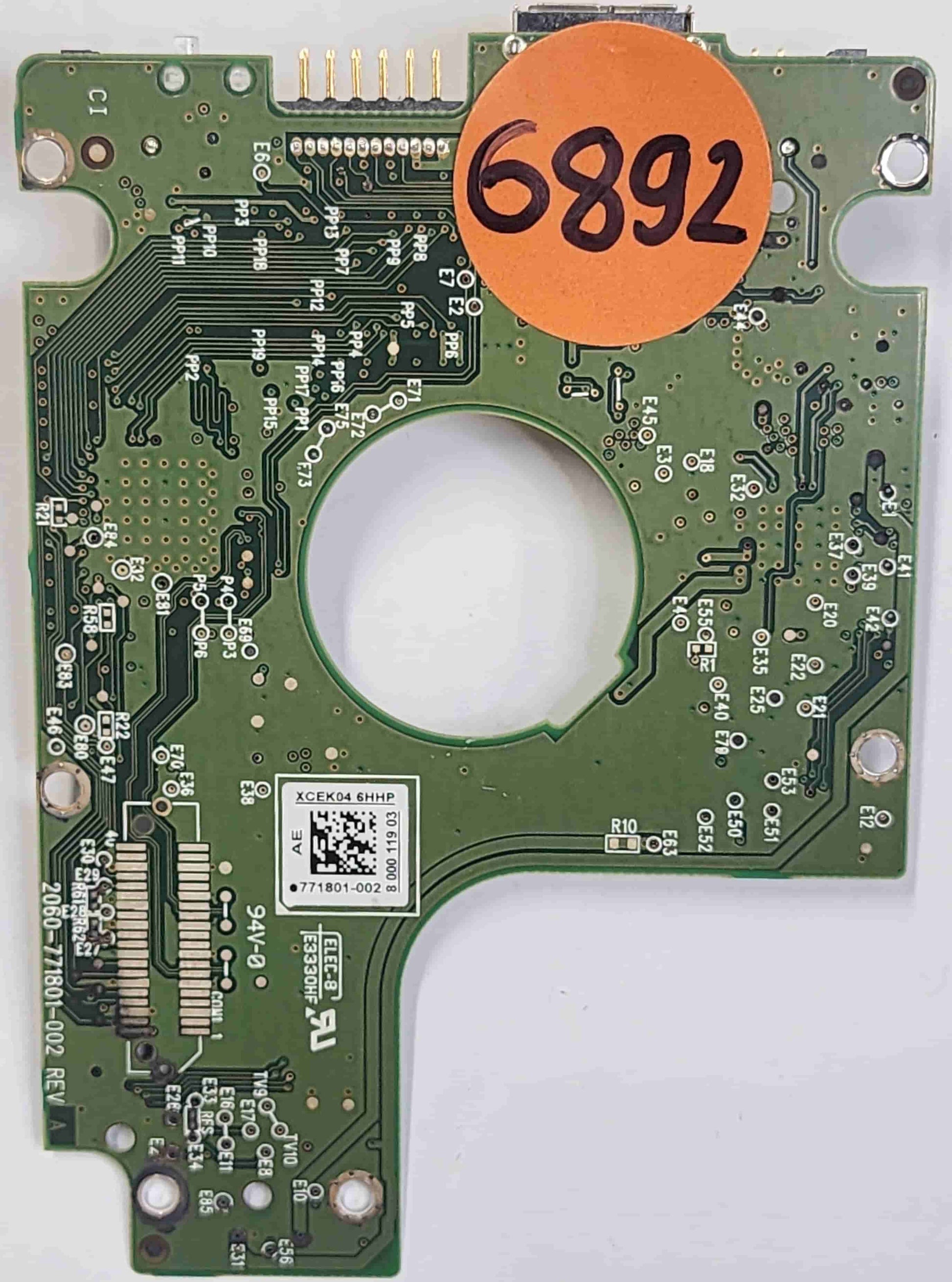 Wd WD20NMVW-11W68S0 2060-771801-002 REV A  PCB for Sale