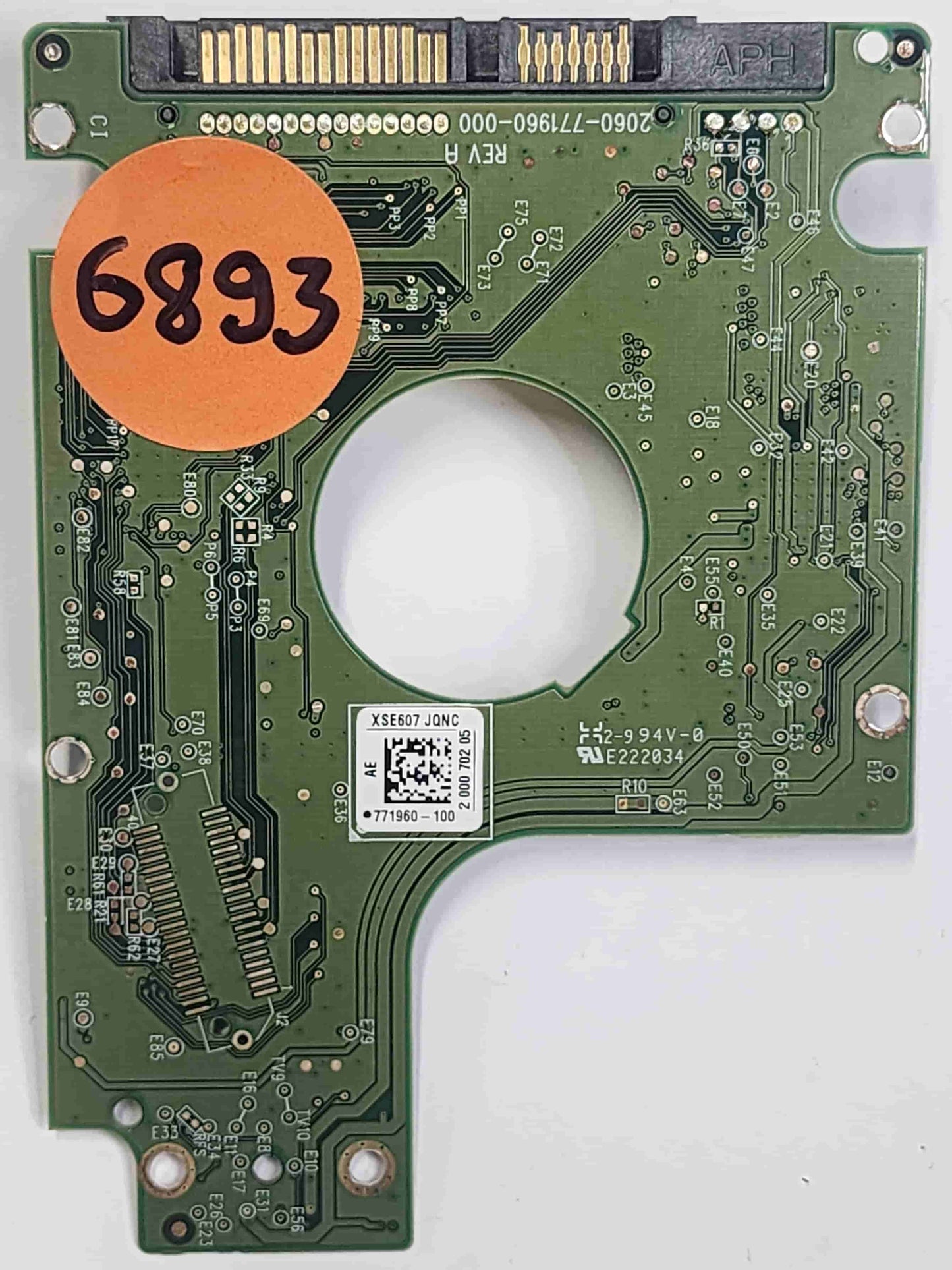 Wd WD10JPVX-22JC3T0 2060-771960-000 REV A  PCB for Sale