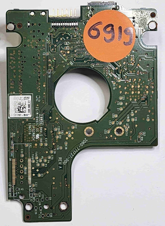 Wd WD10TMVW-11ZSMS1 2060-771737-000 REV A  PCB for Sale