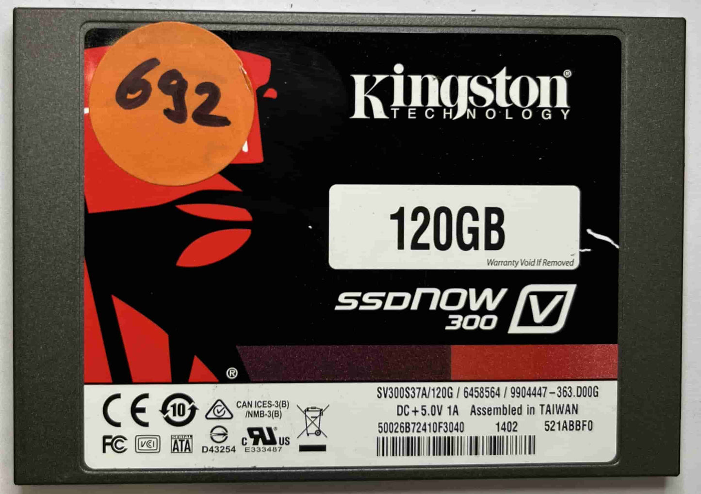 KINGSTON SV300S37A120G (692) SSD for Sale