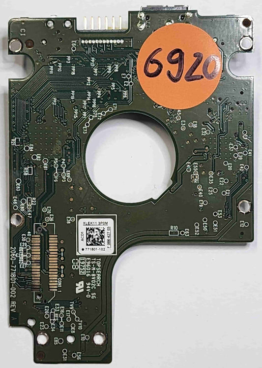 Wd WD10JMVW-1135X31 2060-771801-002 REV A  PCB for Sale