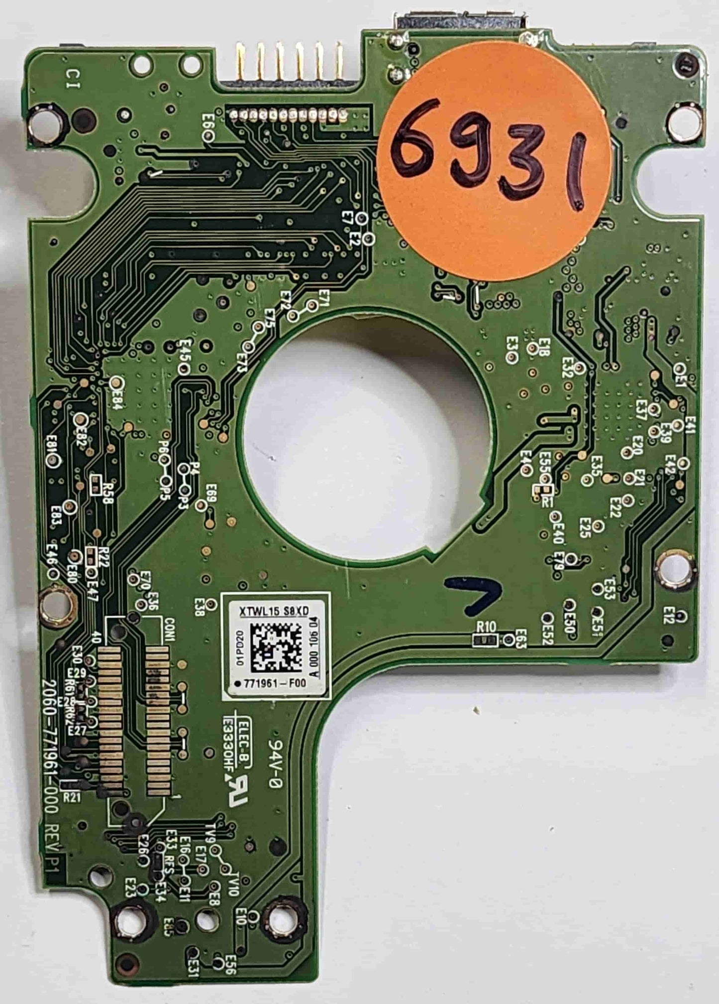Wd WD20NMVW-11AV3S4 2060-771961-000 REV P1  PCB for Sale