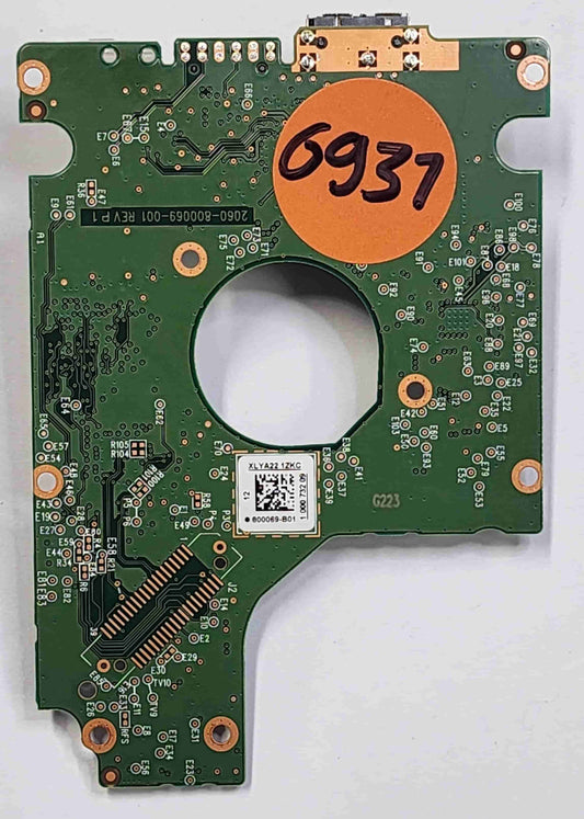 Wd WD10SDZW-11UMGS0 2060-800069-001 REV P1  PCB for Sale