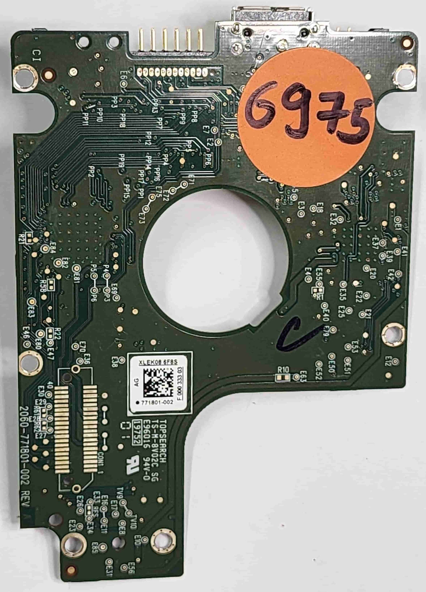 Western Digital WD10JMVW-11S5XS0 2060-771801-002 REV A  PCB for Sale