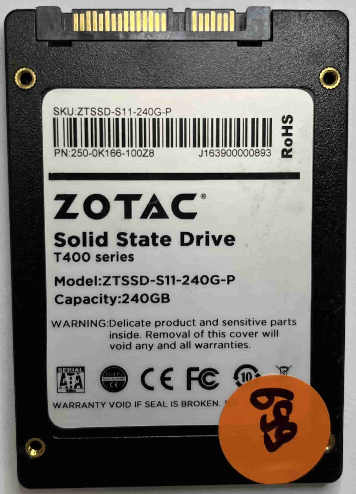 ZOTAC ZTSSD-S11-240G-P 250-0K166-100Z8 (699) SSD for Sale