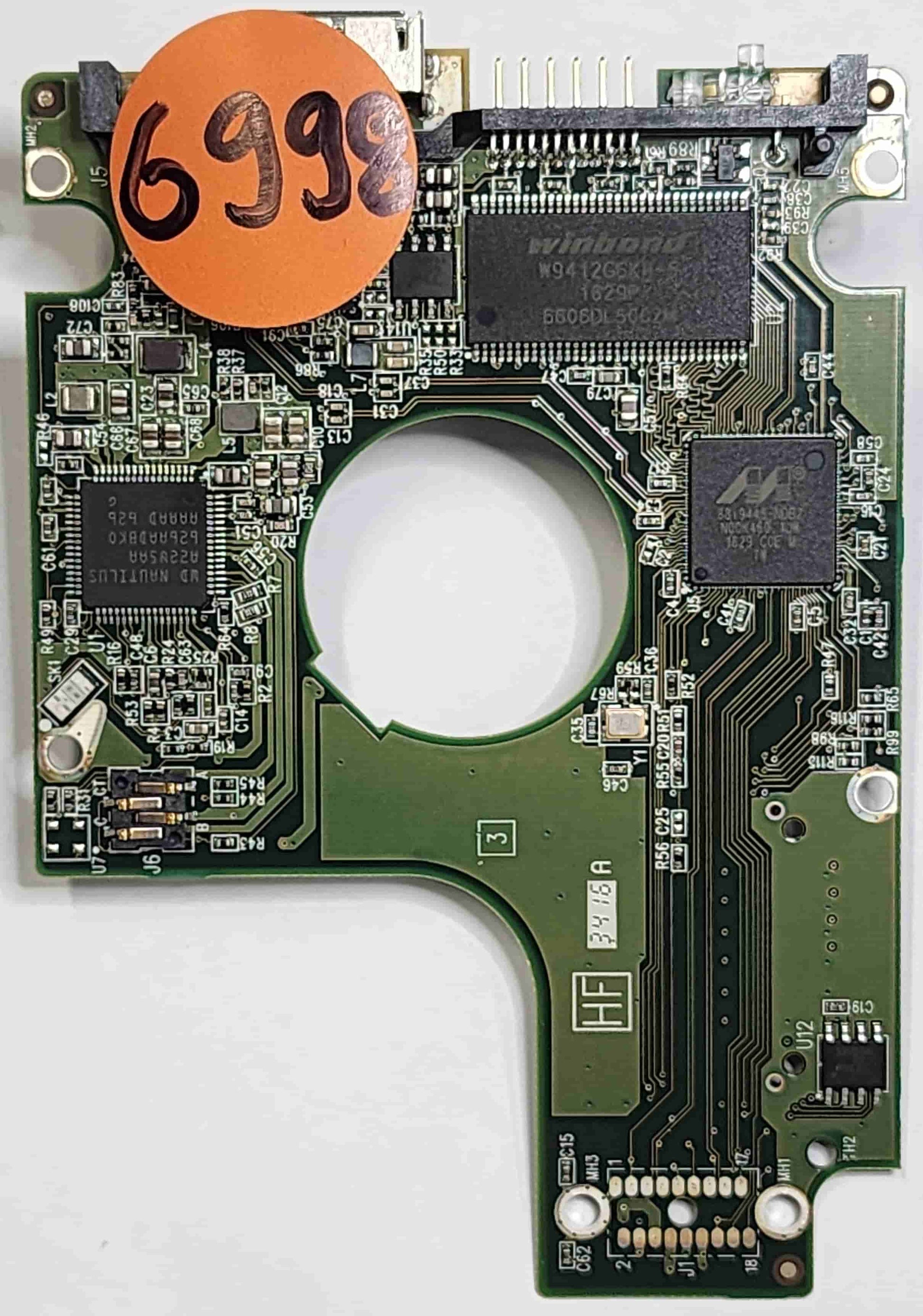 Western Digital WD10JMVW-11AJGS4 2060-771961-001 REV B  PCB for Sale