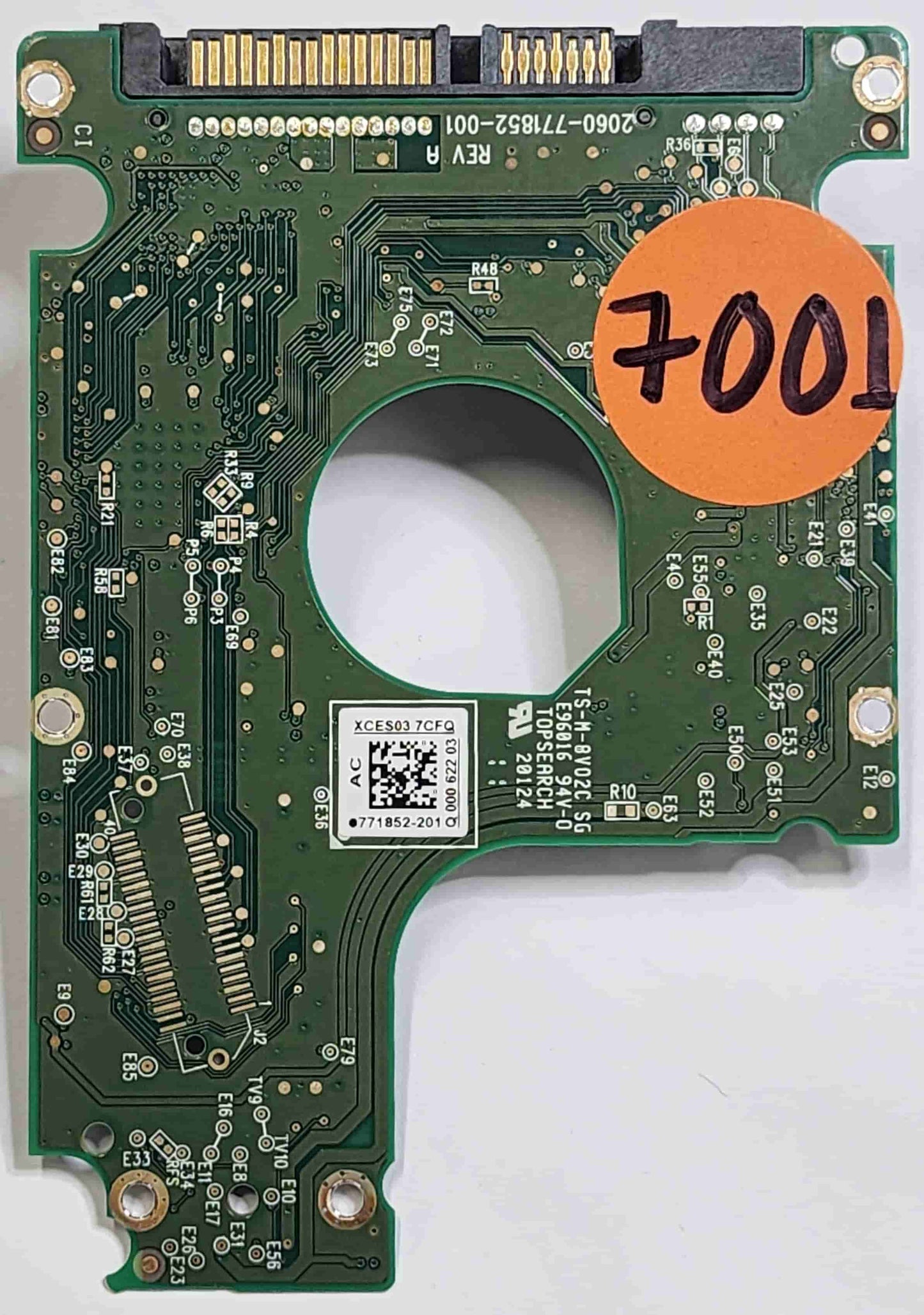 Western Digital WD500LPVT-22G33T0 2060-771852-001 REV A  PCB for Sale