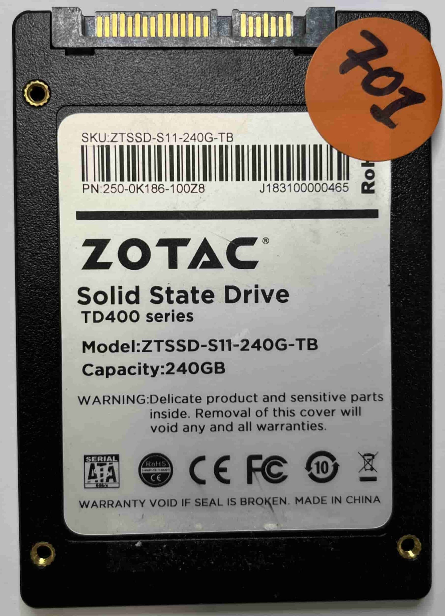 ZOTAC ZTSSD-S11-240G-TD 250-0K186-100Z8 (701) SSD for Sale