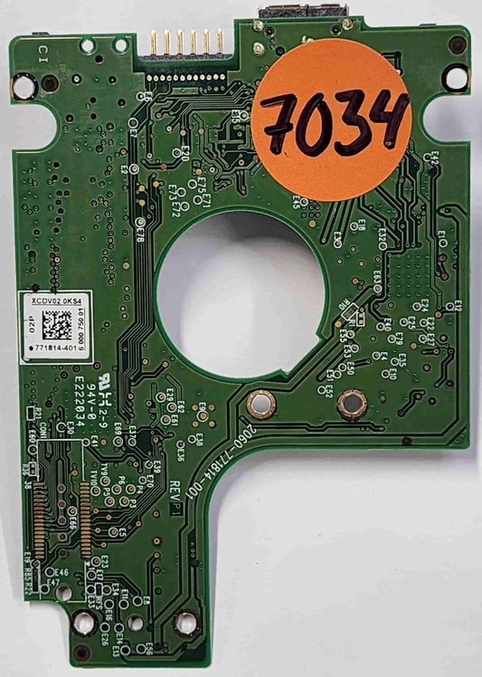 Western Digital WD7500KMVW-11ZSMS5 2060-771814-001 REV P1  PCB for Sale
