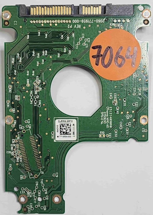 Western Digital WD5000LPVX-28V0TT0 2060-771959-000 REV P2  PCB for Sale