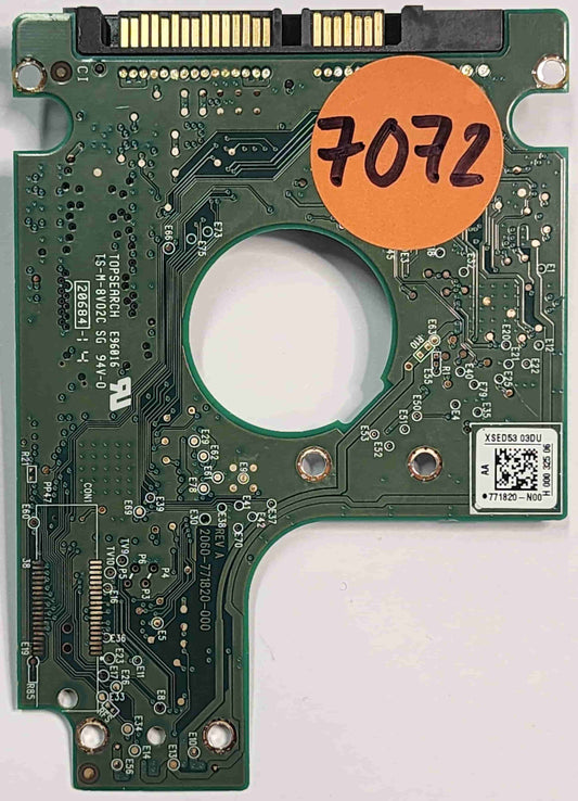 Western Digital WD3200BUCT-63TWBYO 2060-771820-000 REV A  PCB for Sale
