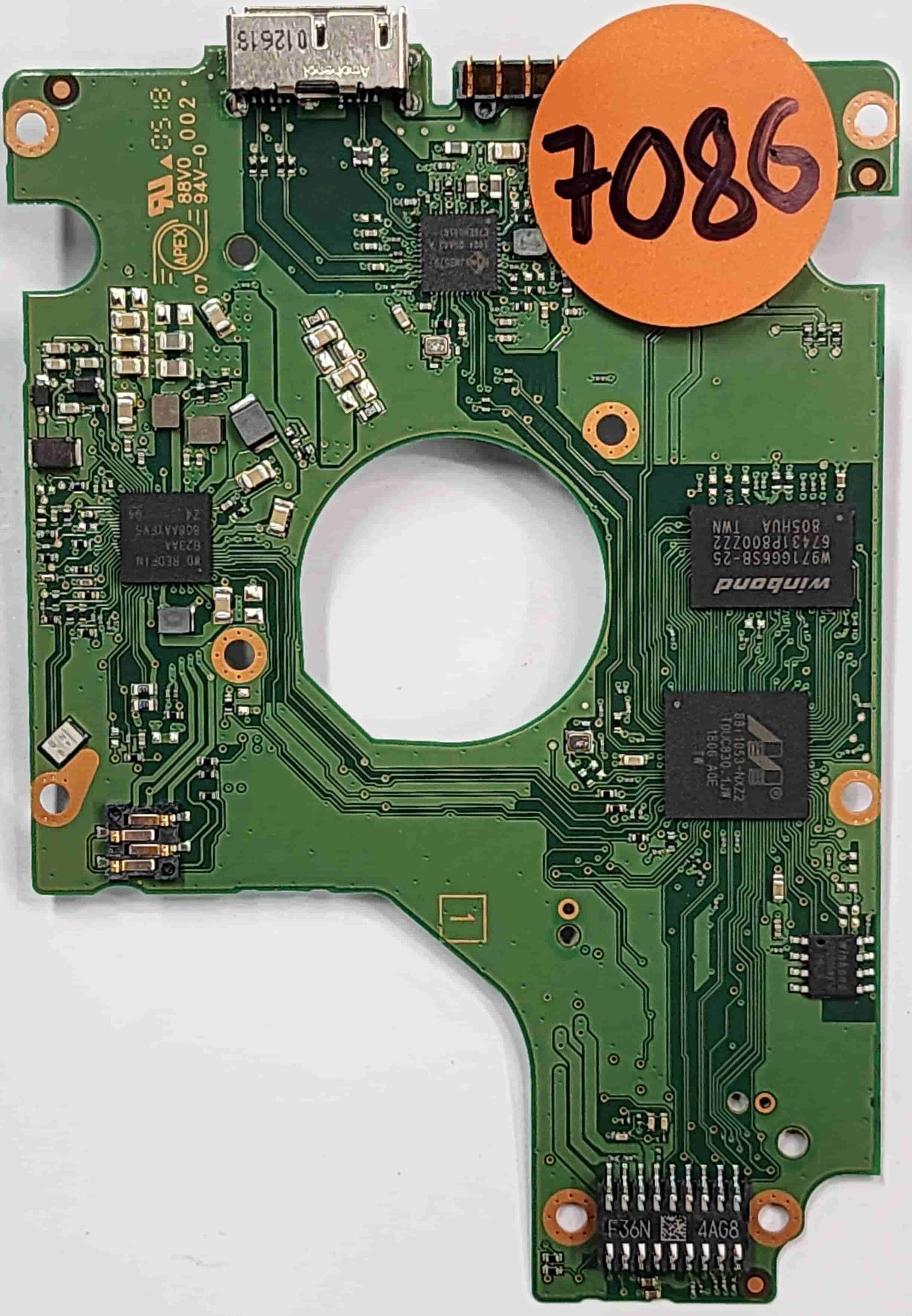 Western Digital WD10SDZW-11UMGS0 2060- 800069-001 REV P1  PCB for Sale
