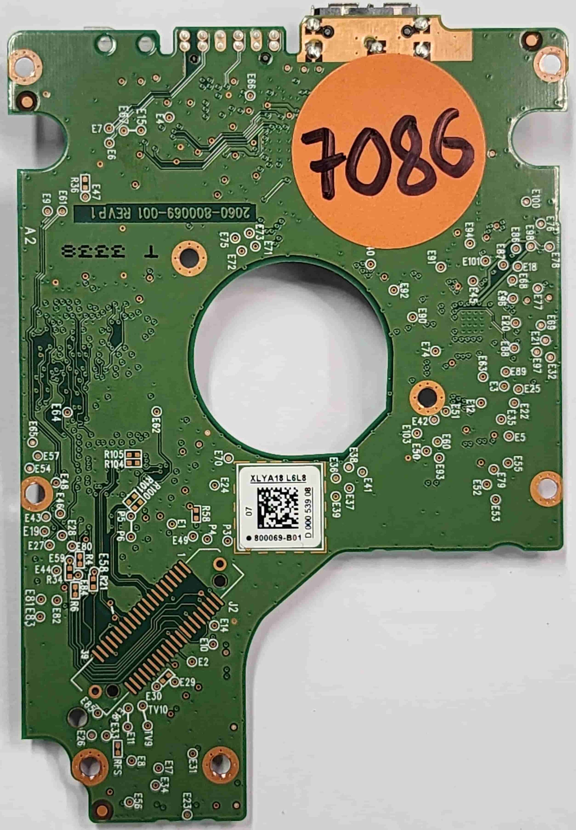 Western Digital WD10SDZW-11UMGS0 2060- 800069-001 REV P1  PCB for Sale