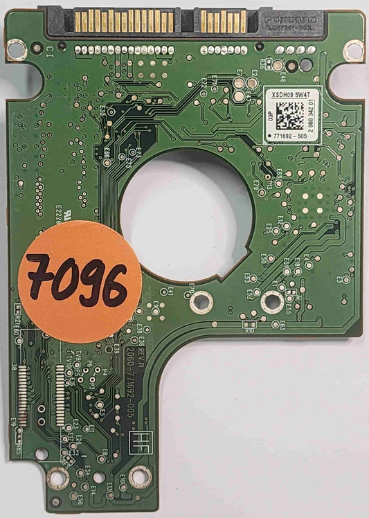 Western Digital WD7500BPVT-80HXZT1 2060-771692-005 REV A  PCB for Sale