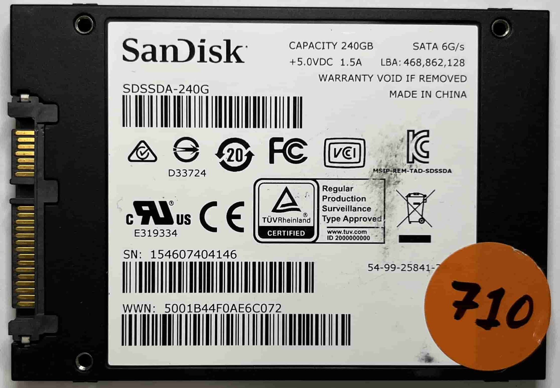 SANDISK SDSSDA240G (710) SSD for Sale