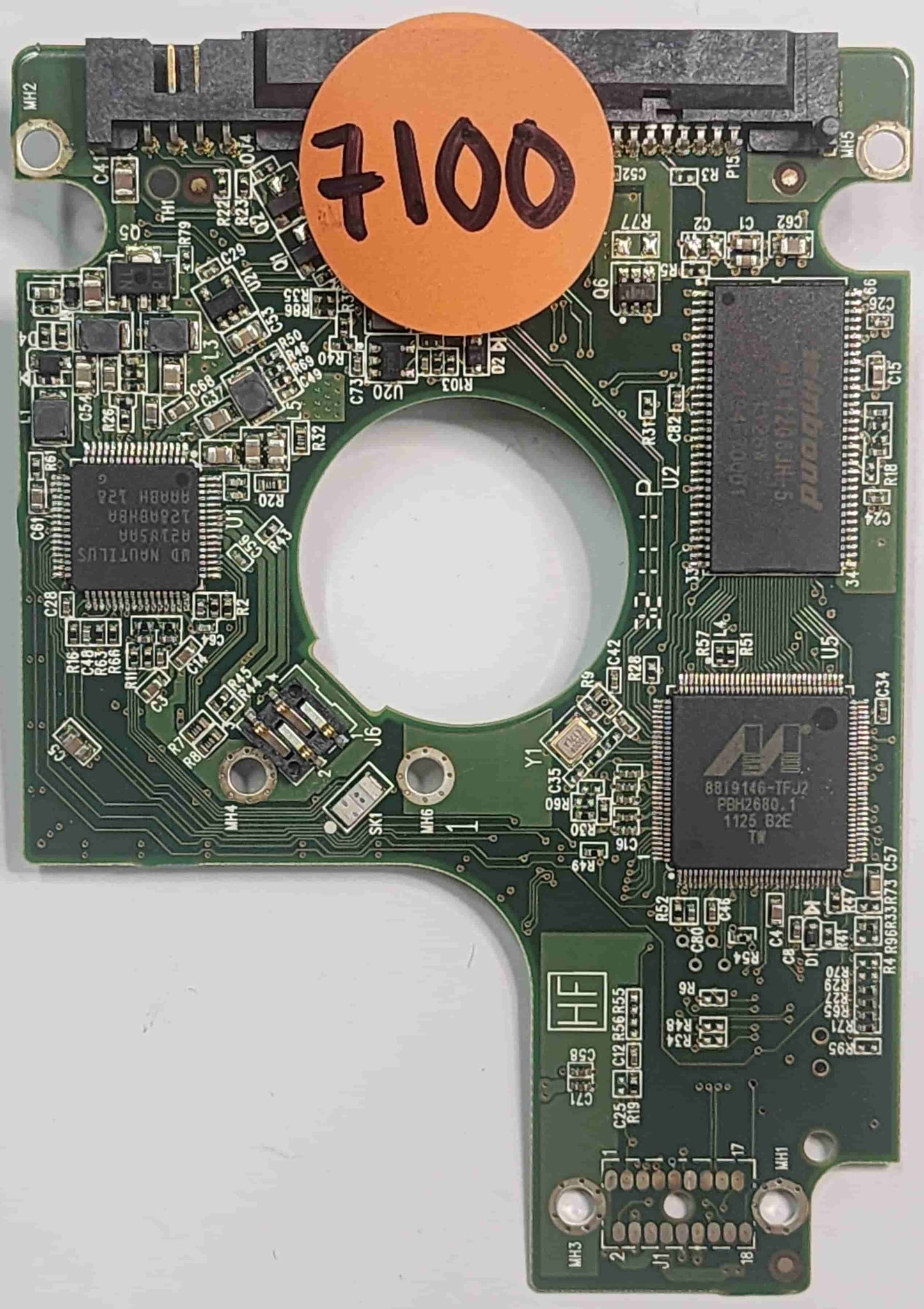 Western Digital WD7500BPVT-60HXZT3 2060-771820-000 REV P1 614985-002 PCB for Sale