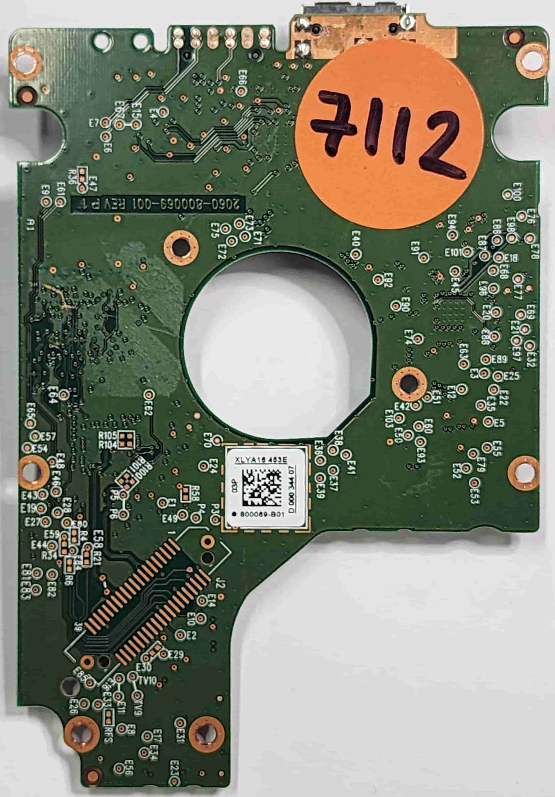 Western Digital WD10SDZW-59UMGS0 2060- 800069-001 REV P1  PCB for Sale