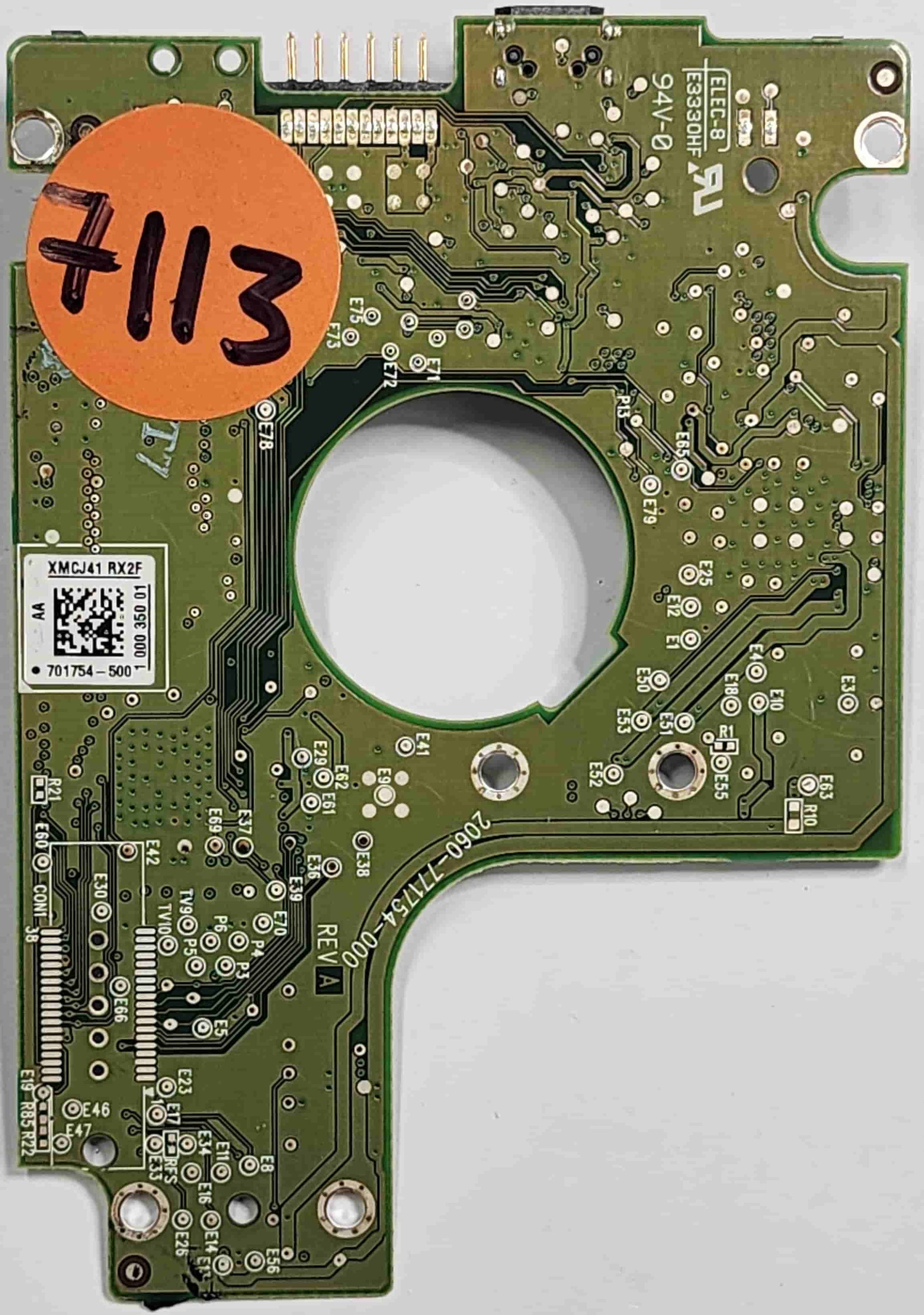 Western Digital WD10TMVV-11TK7S1 2060-771754-000 REV A  PCB for Sale